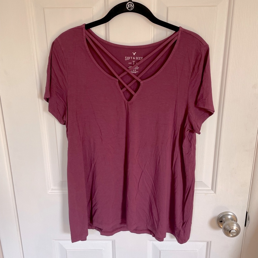 Soft & Sexy Criss Cross T